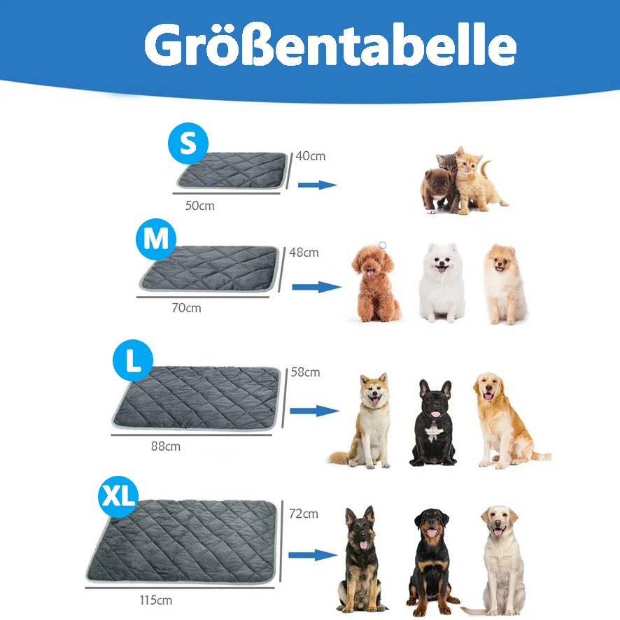 Selbstheizende Wärmematte für Haustiere