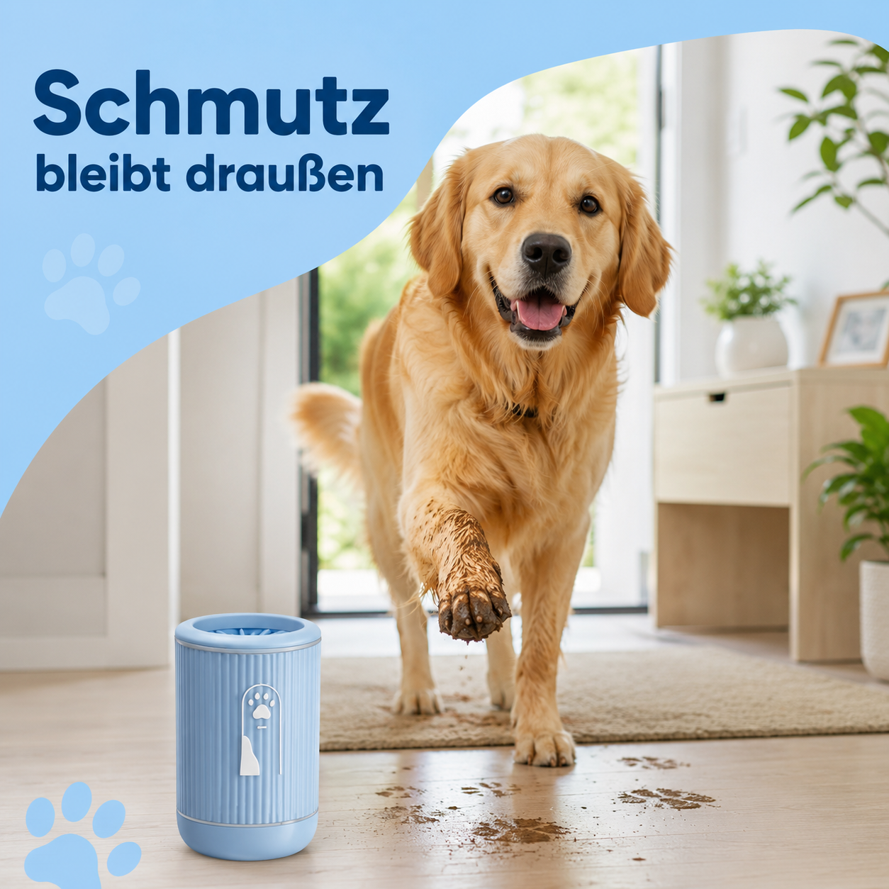 Saubere Pfoten nach jedem Spaziergang
