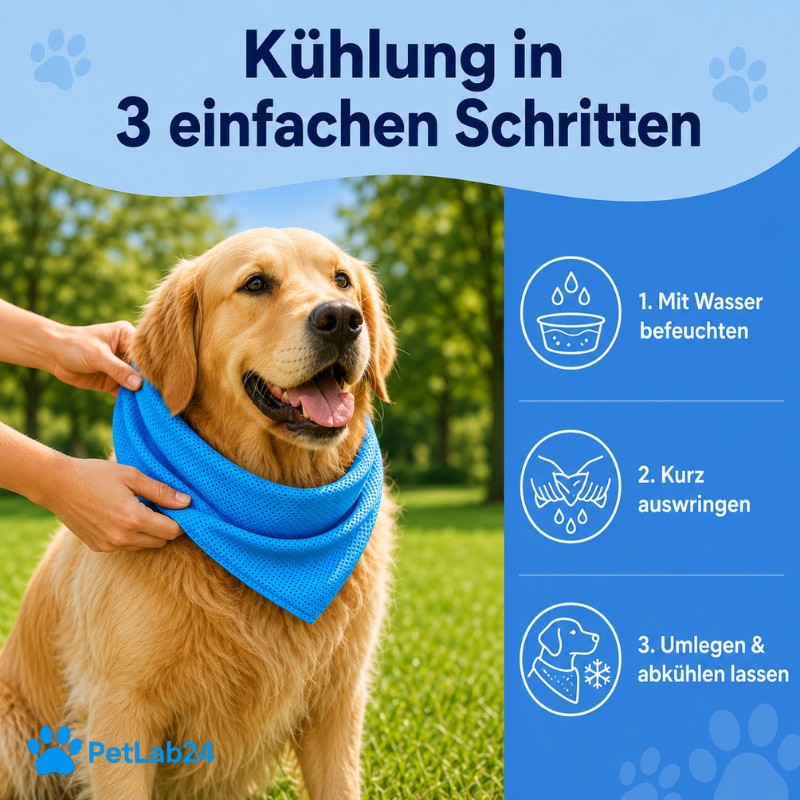 "CoolCollar" - Kühlhalstuch für Hunde